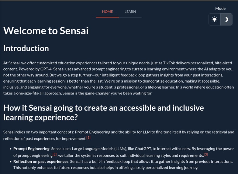 Sensai – screenshot 1