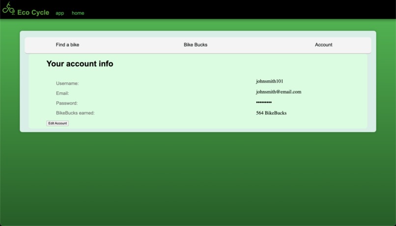 EcoBike – screenshot 2