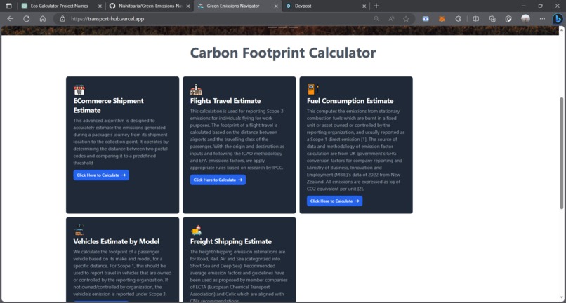 Green-Emissions-Navigator – screenshot 2
