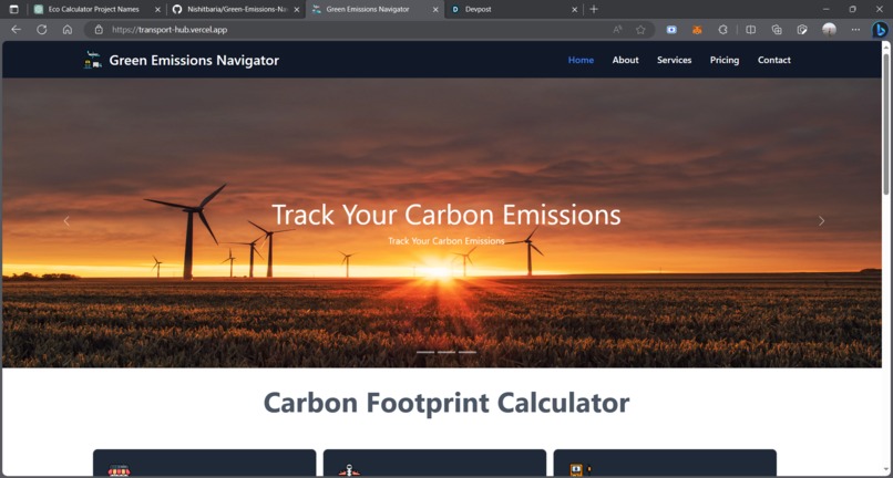 Green-Emissions-Navigator – screenshot 3