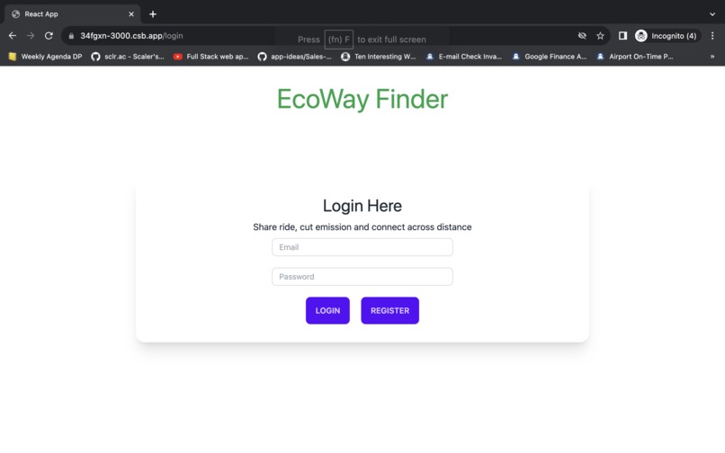 EcoWay Finder – screenshot 1