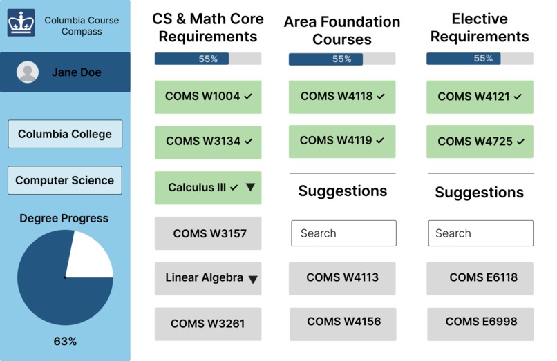 Columbia Course Compass – screenshot 3