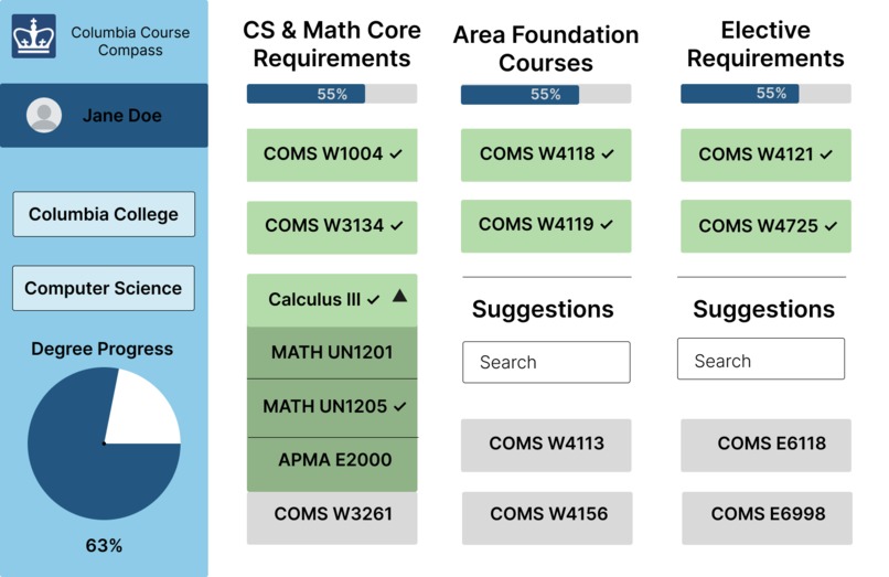 Columbia Course Compass – screenshot 4