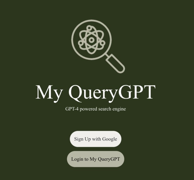 MyQueryGPT – screenshot 1