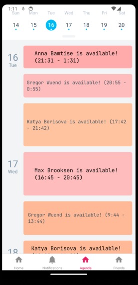 [64] - Scheduling With Friends! – screenshot 2
