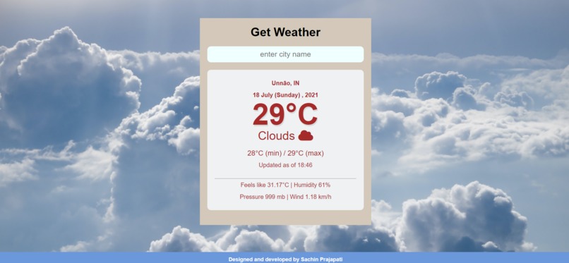 Weather App – screenshot 1
