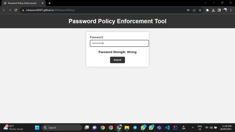Password Security Tool: Enforce & Analyze – screenshot 1