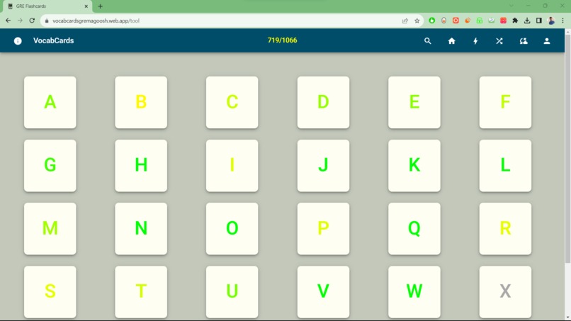 VocabCards – screenshot 2
