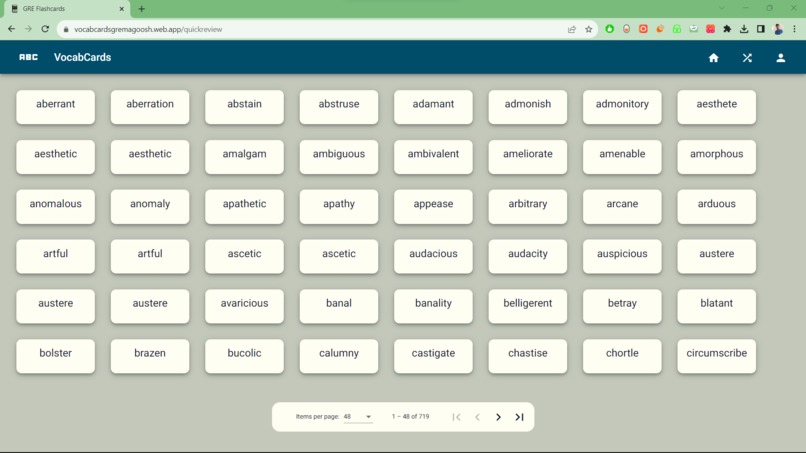 VocabCards – screenshot 3
