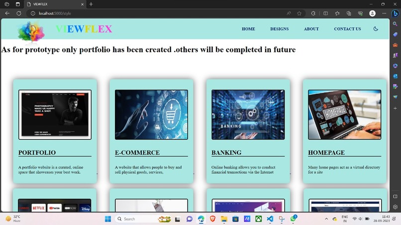 Template design  – screenshot 2
