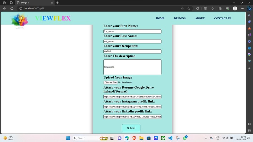 Template design  – screenshot 4