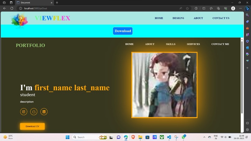 Template design  – screenshot 6