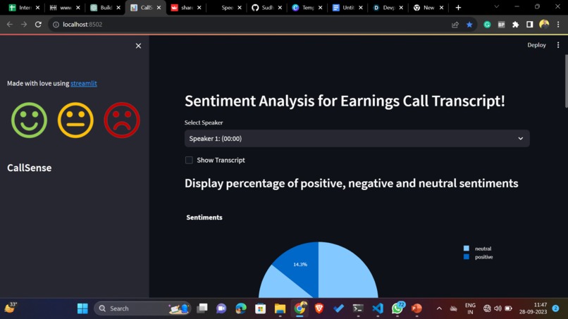 CallSense – screenshot 1