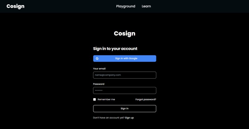 CoSign – screenshot 3
