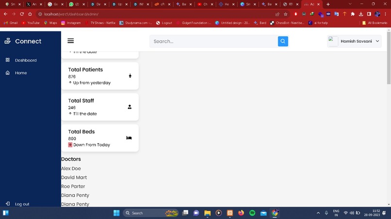 HOSPATIL MANAGEMENT SYSTEM- "HEALTH CONNECT" – screenshot 3