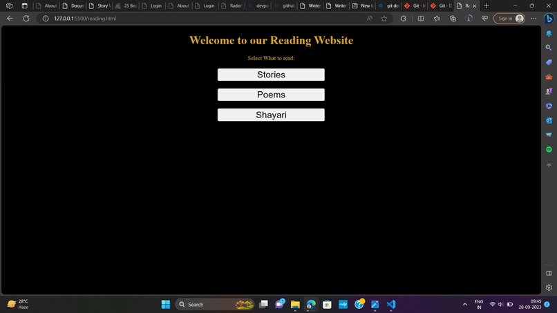 Introvert writers – screenshot 1