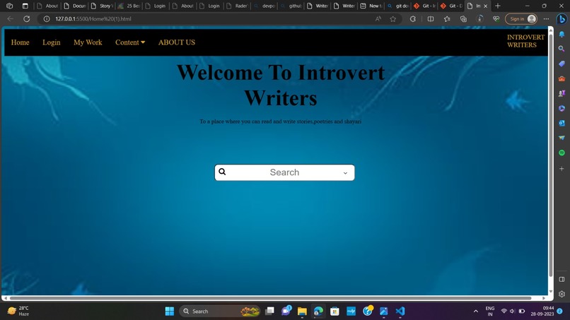 Introvert writers – screenshot 4