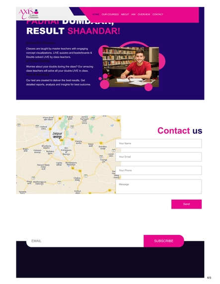 Axis tuition classes (Based on Education  Platform) – screenshot 3