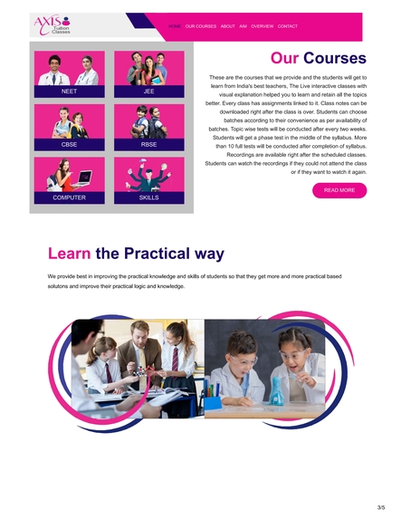 Axis tuition classes (Based on Education  Platform) – screenshot 4