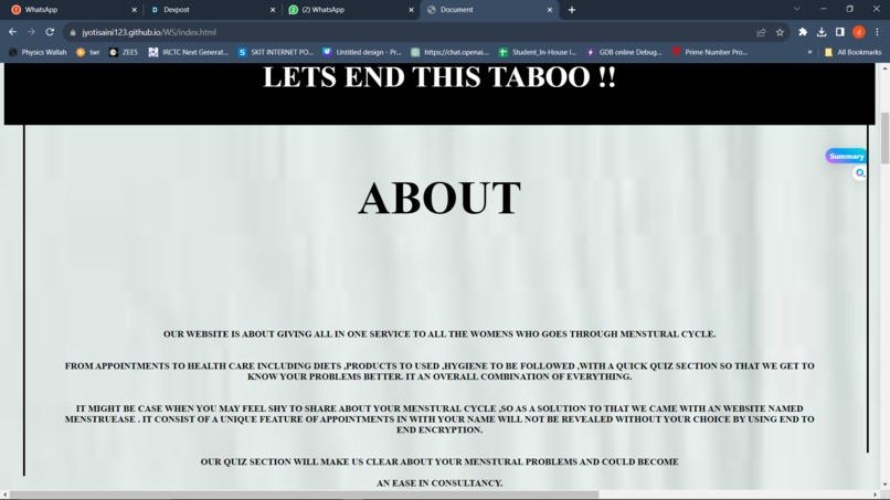 MENSTRUE EASE – screenshot 2