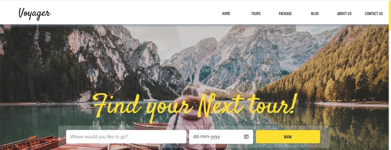Voyager - Travel And Tourism – screenshot 1