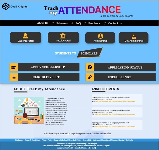 TrackMyAttendance – screenshot 1