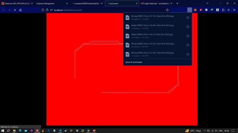 Blockchain and AI Based Evidence Management System – screenshot 6