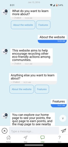 EcoTracker – screenshot 2