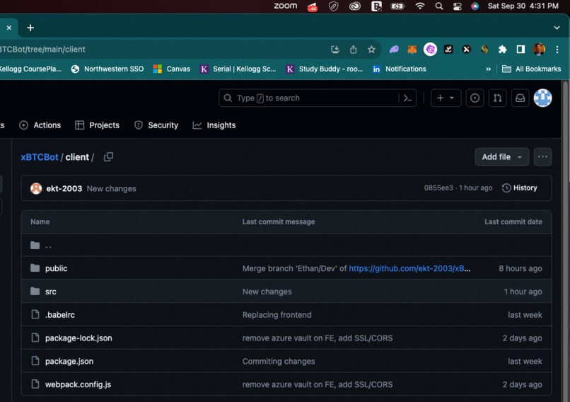 xBTCBot – screenshot 2