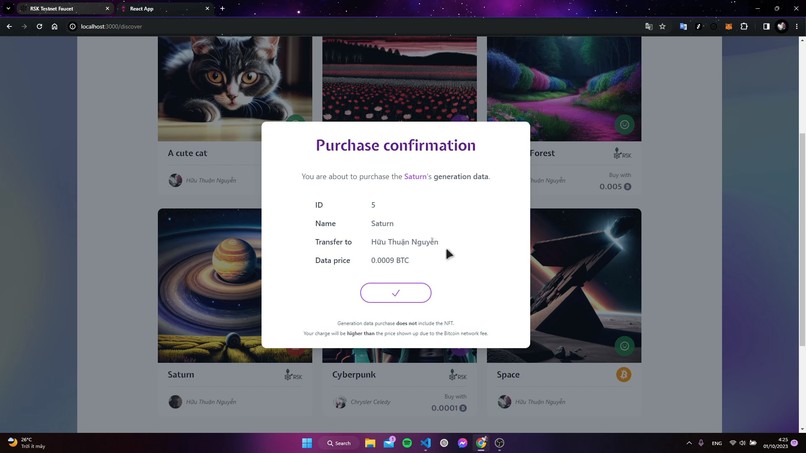 AI NFTify Marketplace – screenshot 5