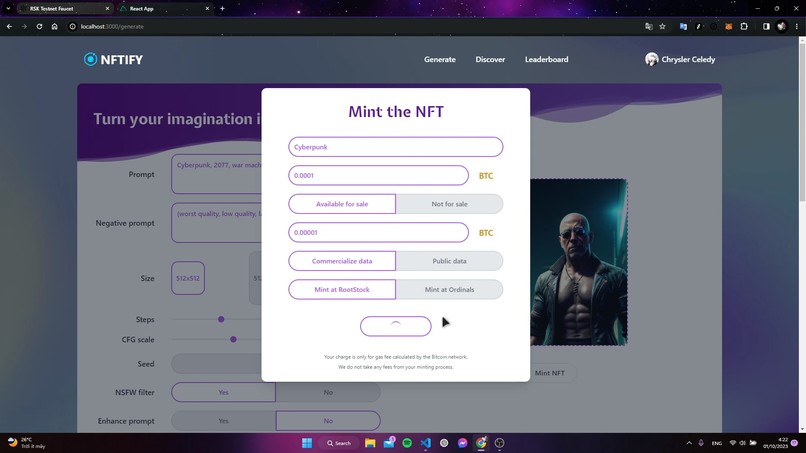 AI NFTify Marketplace – screenshot 4