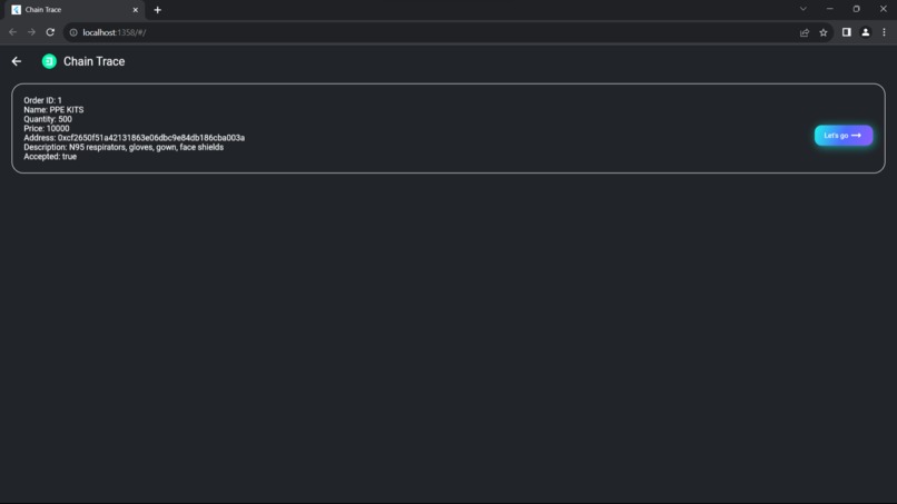 Smart Supply Chain with Blockchain in Healthcare – screenshot 3