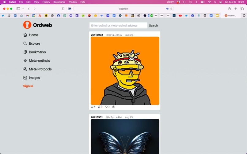 Ordweb – screenshot 1