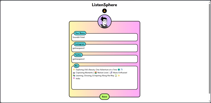 ListenSphere – screenshot 2