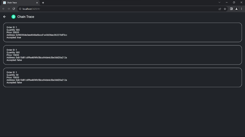 Smart Supply Chain with Blockchain in Healthcare – screenshot 5