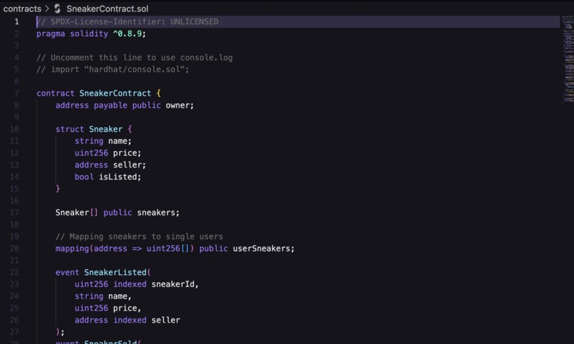 dApp Sneakers – screenshot 2