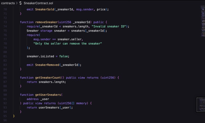 dApp Sneakers – screenshot 5