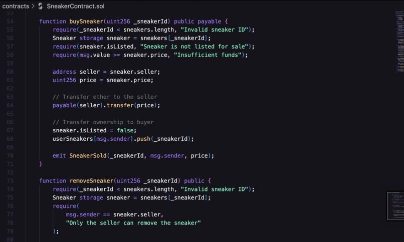 dApp Sneakers – screenshot 4