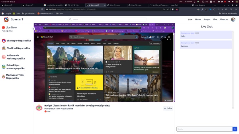 GovernIT – screenshot 2