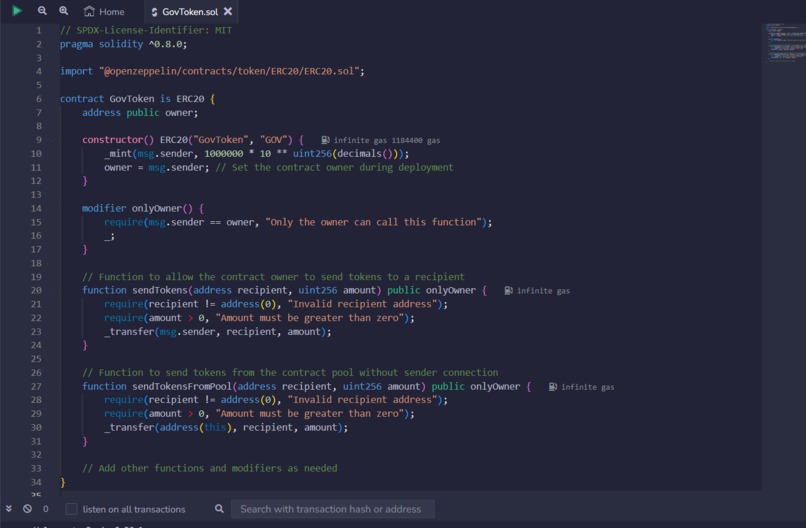 GovToken - Gamified E-Governance with Blockchain – screenshot 1
