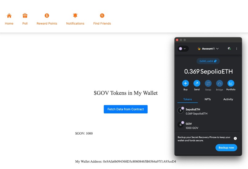 GovToken - Gamified E-Governance with Blockchain – screenshot 2