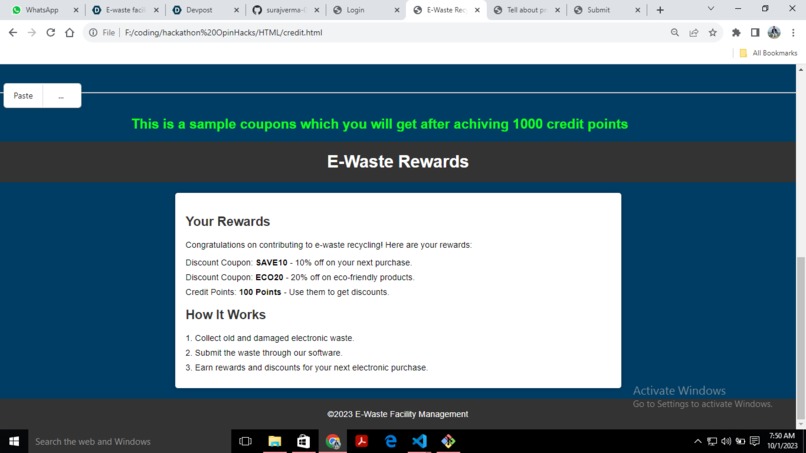 E-waste facility locator – screenshot 6