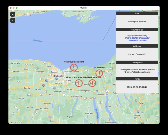Crisis Mapper – screenshot 1