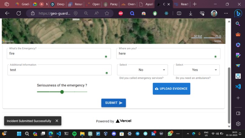 Geo-Guard Emergency App – screenshot 3