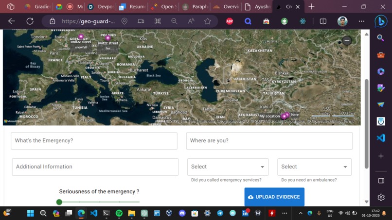 Geo-Guard Emergency App – screenshot 5