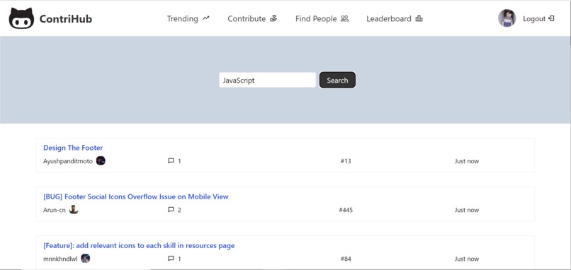 ContriHub – screenshot 1