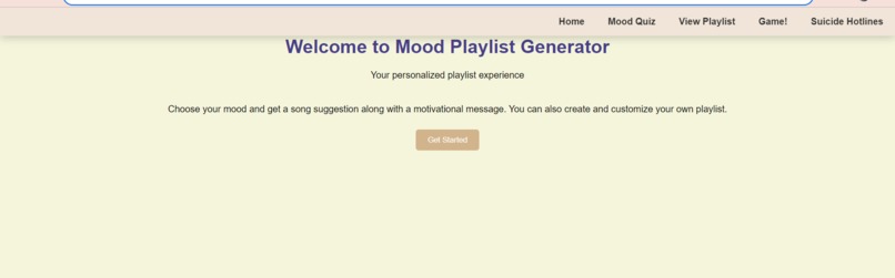 Mood Based Playlist – screenshot 1