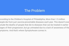 SymptoAware – screenshot 2