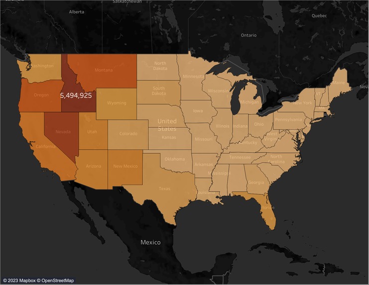 Wildfires in the United States from 2000 to 2010  – screenshot 2