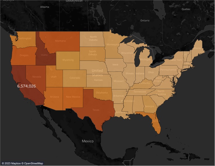 Wildfires in the United States from 2000 to 2010  – screenshot 5